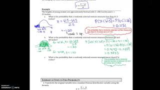 MATH118 Module 12 -- Part 2: Finding Probabilities for Normal Distributions