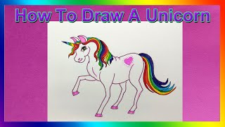 How To Draw A  Uniocrn  |  如何畫獨角獸（2020640）