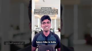 Salary hikes in India #softwarelyf #softwarekastalu #incometax #inflation #softwarelife #itjobs