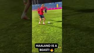 Haaland is a BEAST! 🔥🔥🔥 #shorts