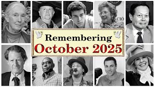 Obituaries: Famous Faces Who Died in October 2025 | Legacy Echo