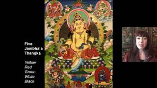 THANGKA TALKS 05 Yellow Jambhala, Creator of Financial Stability, explained by Carmen Mensink