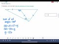 ALEKS: Finding an angle measure for a triangle sharing a side with another triangle