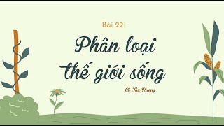 Bài 22. PHÂN LOẠI THẾ GIỚI SỐNG (phần 1) - Khoa học tự nhiên 6 - Sách Chân trời sáng tạo - OLM.VN