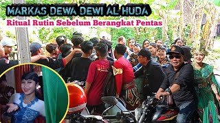 Markas Dewa Dewi Al Huda, Guntur Demak. Ritual Sebelum Berangkat Pentas