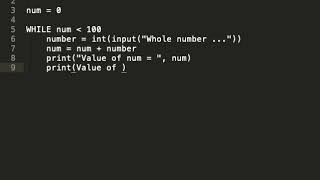 Pseudocode While loop with Boolean test