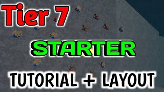 STARTER TIER 7 LAYOUT FACTORY SIMULATOR! - Roblox Factory Simulator