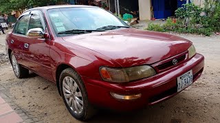 ឡានលក់ធូថ្លៃ:corolla95ក្រហមក្រម៉ៅabsតំលៃ:3900$ចរចា:010599911/0883332503/061502299