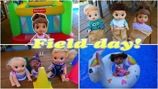 Baby Alive dolls last day of school Field day baby alive doll s