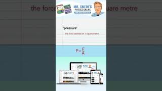 National 5 Physics definitions - pressure