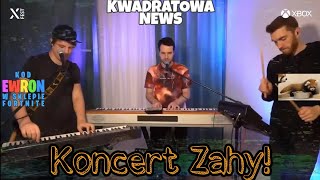 EWRON OGLĄDA KONCERT ZAHY NA XBOX POLSKA! (Kwadratowa Masakra News)