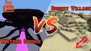 Minecraft Java Edition 1.11.2 | Wither Storm vs Desert Village | Engender Mod