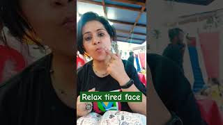 #How to relax tired face #face #yoga #faceyoga #shortsvideo #viralvideo #shortsfeed