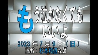 「もう泣かなくてもいいよ」聖書朗読\u0026説教 2023年7月9日