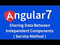Angular 7 Video Tutorial: How to Share Components Data Using Service Method | TechTechTuts