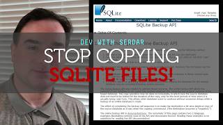 How to back up SQLite databases the right way (not by copying them!)
