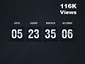 Countdown clock in JS using HTML & CSS | JavaScript Tutorials | Web Development Tutorials