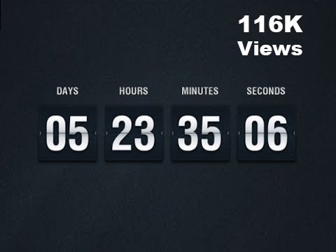 Countdown clock in JS using HTML & CSS | JavaScript Tutorials | Web Development Tutorials Countdown clock in JS using HTML & CSS | JavaScript Tutorials | Web Development Tutorials