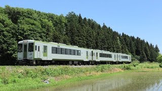 キハ110-211+キハ110-217+キハ110-223 快速あがの 新潟行 山都～荻野通過【4K】