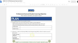 Birdville ISD: PGSLO How-To for Teachers