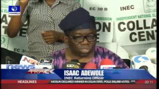 INEC Declares Ambode Governor Elect Of Lagos State 13/04/15