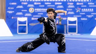 男子刀术  第2名 何金祥 云南 18.33分 2023年全国武术套路锦标赛 2023 National Wushu Routine Championships