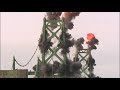 Explosive demolition of the old I-74 bridge in the Quad Cities