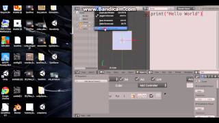 Blender Game Engine - Python - Part 1 - Printing to Console