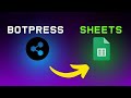 How To Send Chatbot Info To Google Sheets Fast!
