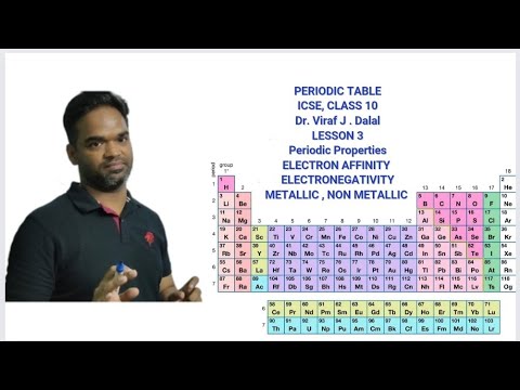 Icse Chemistry, Periodic Table, Class 10, Viraf J Dalal, Periodic ...