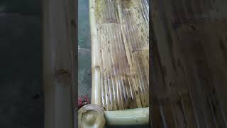 VARNISHED BAMBOO CHAIRS #chairmaking #bamboo #youtube #asmr