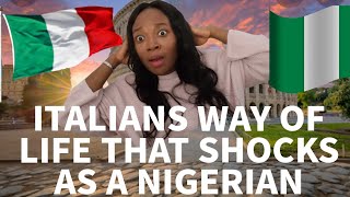 CULTURE SHOCK ABOUT ITALIANS AS A NIGERIAN🇳🇬|LIFE IN ITALY 🇭🇺