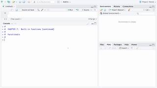 Built-in Functions --- Chapter 7