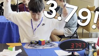 3.79 Official Rubik's Cube Solve! (10th in the World)