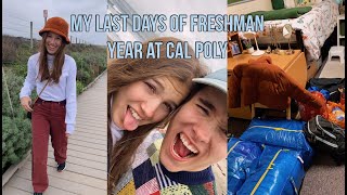 my last days of freshman year at cal poly