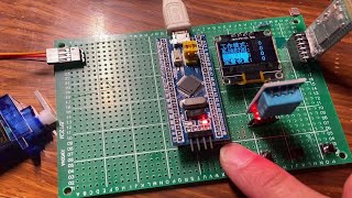 【STM32单片机设计】宠物喂食器投食器舵机版 温湿度 蓝牙 光照 定时 19220712