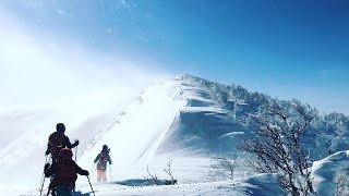 有明山 バックカントリー 【北海道雪山登山ガイド】Mt.Ariake  Backcountry skiing Hokkaido Japan