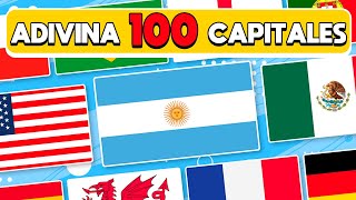 🌎 Adivina 100 Capitales del Mundo 🤔🧠🧐 | ¿Cuánto sabes de Geografía?  | DiverTrivia ✅