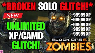 BO6 GLITCH - NEW SOLO UNLIMITED XP GLITCH AFTER PATCH! (UNLOCK EVERYTHING GLITCH) BO6 ZOMBIES GLITCH