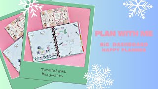 “Plan With Me: Big Dashboard Happy Planner ✨ | December Weekly Spread!”