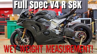 SBU 2020 Ducati V4R Panigale SBK, Pt.12 - Wet Weight in SBK Trim, New Braking & Suspension Parts!