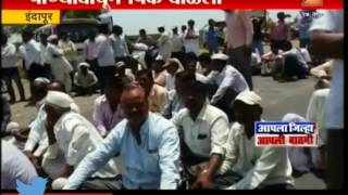 Indapur Protest On The Road For Water