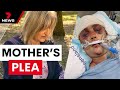 Mother's emotional plea after adult son was allegedly assaulted by teen | 7NEWS