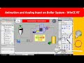 Animation and Analog Input on Boiler System - WinCC RT | Siemens SCADA | TIA Portal V15 | Animation