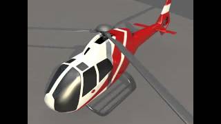 3D Model of Eurocopter Colibri EC-120B Helicopter Review