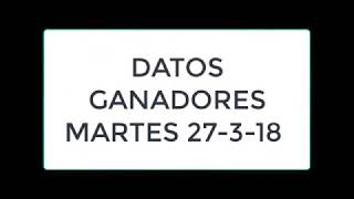 LOTTO ACTIVO Y GRANJITA DATOS SEGUROS MARTES 27/3/18 DATOS GANADORES!