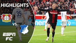 DRAMATIC COMEBACK 👏 Bayer Leverkusen vs. Hoffenheim | Bundesliga Highlights | ESPN FC
