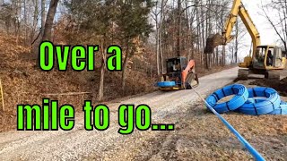 We have over a mile of water line to install and its not going to be easy ripper possibly involve 😬