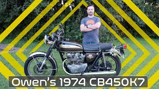 CMC Bike Tours: Owen's 1974 CB450K7