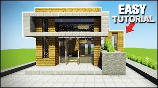 Minecraft: How To Build An Easy Modern House - Best House Tutorial